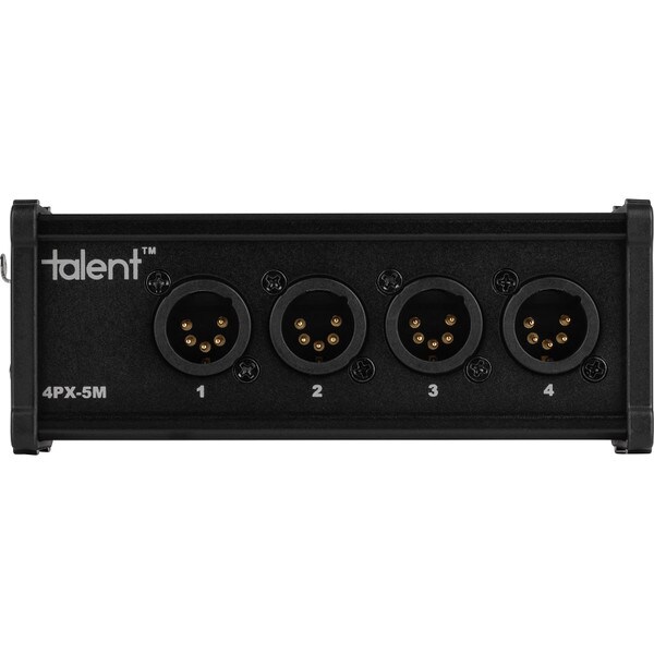 Main product image for Talent 4PX-5M 4 Port 5-Pin XLR Extender Over CAT5 - Male183-404
